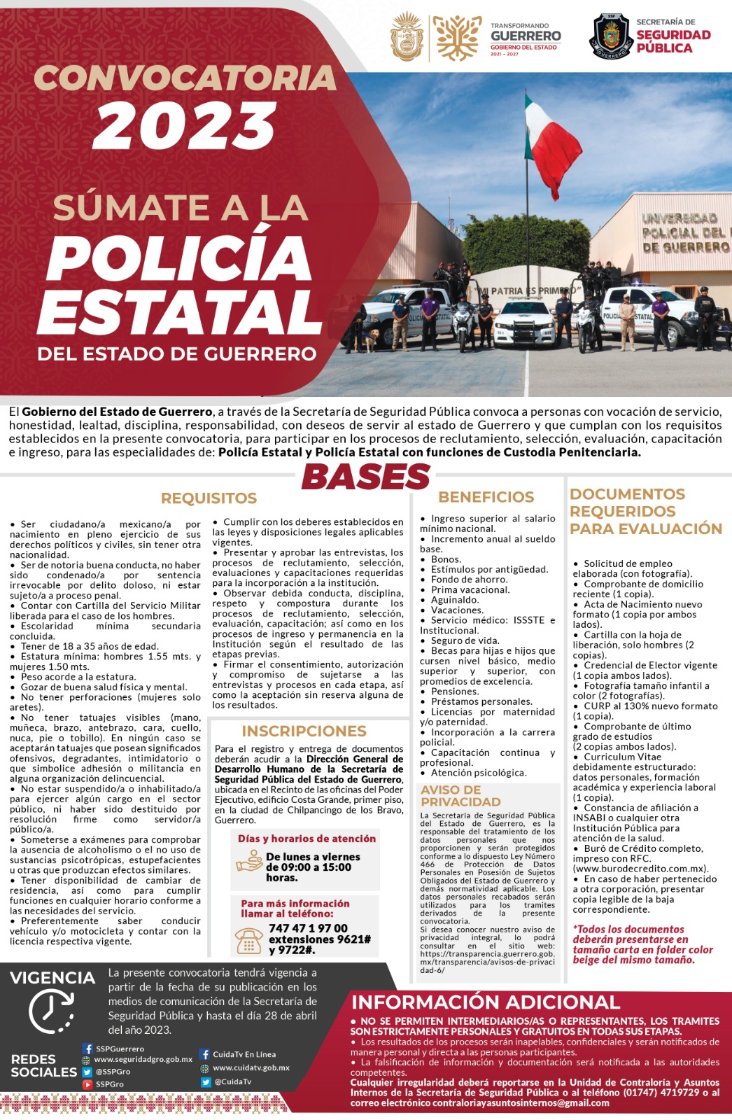Convocatoria 2023